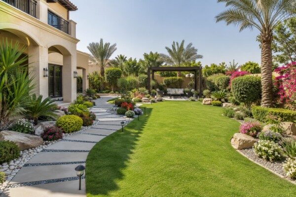 Create beautiful gardens with plant selection, soft landscaping, and decorative elements designed for villas, homes, and commercial properties.