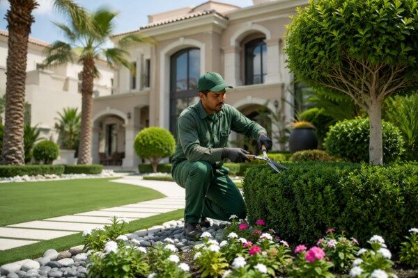 Keep your outdoor spaces healthy and attractive with regular gardening, trimming, irrigation checks, cleaning, fertilizing, and landscape care services.