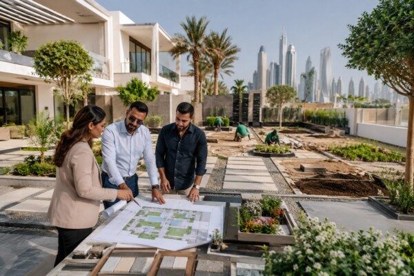 Bring your outdoor vision to life with customized landscape designs that combine greenery, pathways, and layouts suited to your property.