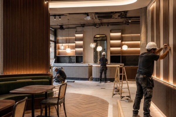 Upgrade your restaurant with improved layouts, modern finishes, refreshed interiors, and functional improvements that create a better experience for customers and staff.