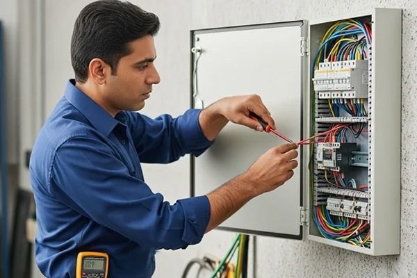 If you just had an electric short circuit or want to install electrical components before moving to new house, we provide 24/7 Electrical Emergency Services!